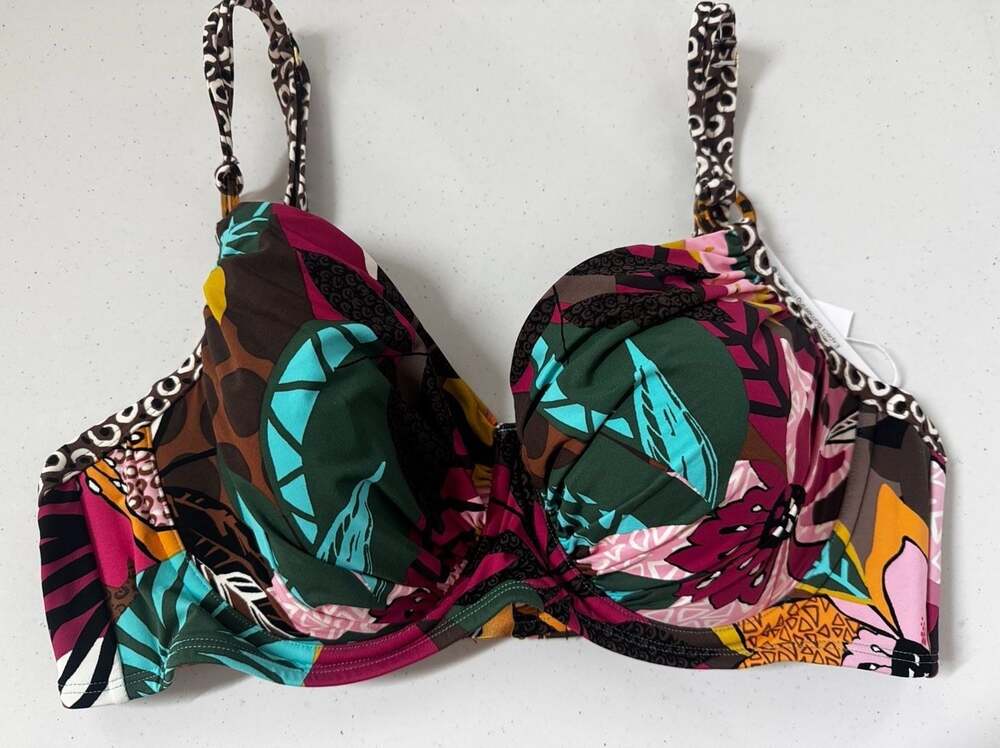 Bleu Rod Beattie Run Wild Draped Underwire Bikini Top